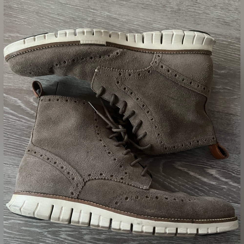 Cole Haan Zerogrand Boots water resistant suede